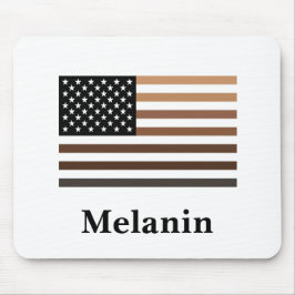Melanin USA Flag African American Black History Muismat