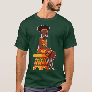 Melanine Afrikaans Meisje T-shirt