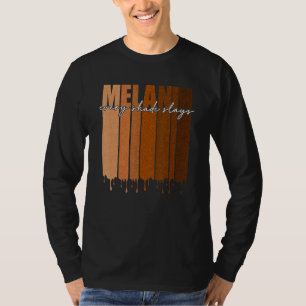 Melanine Elke Schaduw Doodt Zwarte Geschiedenis Ma T-shirt