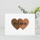 melanine kaart (Staand voorkant)