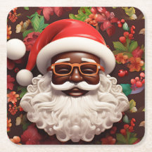 Melanine Kerstmis Zwarte Kerstman Kerstman Broer Z