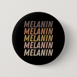 Melanine Poppin Vrouwen Zwarte Koningin Koning Bru Ronde Button 5,7 Cm