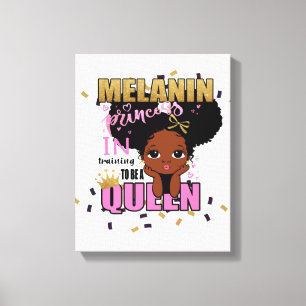 Melanine Prinses Opleiding Tot Koningin Lilibet Ca Canvas Afdruk