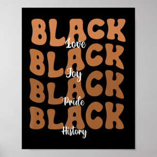 Melanine Zwart Vrouwen Zwart Geschiedenis Maand Re Poster