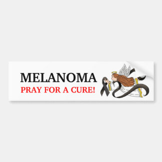 Melanoma Awareness Angel Bumpersticker