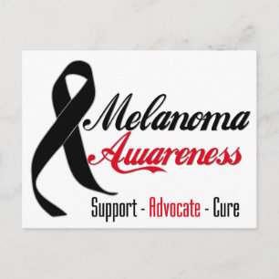 Melanoma Awareness Ribbon Briefkaart