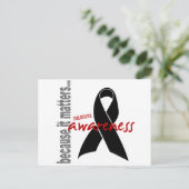 Melanoma-bewustzijn Briefkaart (Staand voorkant)