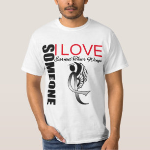 Melanoma iemand van wie ik hou, verdiende hun spul t-shirt