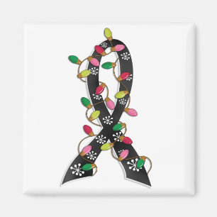 Melanoma kerstlampje magneet