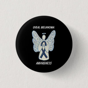 Melanoom-bewustzijn - Aangepaste zondebok Ronde Button 3,2 Cm