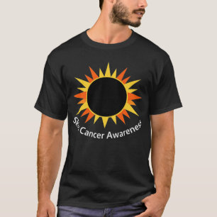 Melanoom Huidkanker Bewustzijn Eclipse Overlevende T-shirt