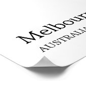 Melbourne AU wand poster kunst (Hoek)