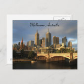 Melbourne Australia Briefkaart (Voorkant / Achterkant)