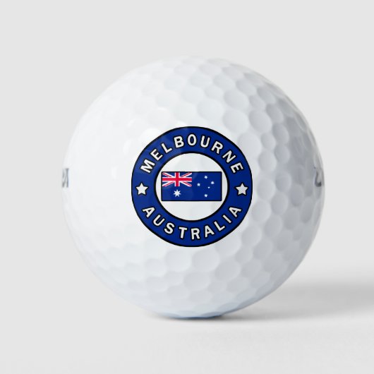Melbourne Australia Golfballen (Voorkant)