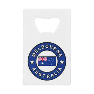 Melbourne Australia Kredietkaart Flessenopener