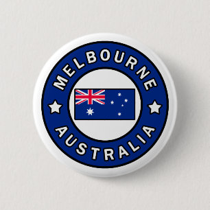Melbourne Australia Ronde Button 5,7 Cm