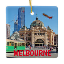 Melbourne Australia Schilderachtig kerstversiering