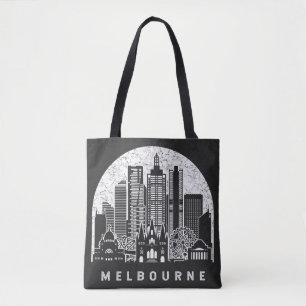 Melbourne Australia Skyline Draagtas