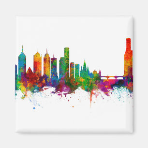 Melbourne Australia Skyline Magneet