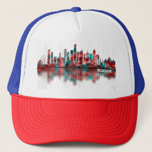 Melbourne Australia Skyline Trucker Pet