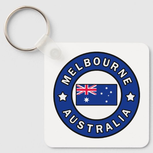 Melbourne Australia Sleutelhanger (Voorkant)