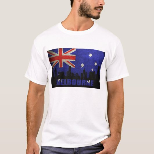 Melbourne Australia T-shirt (Voorkant)