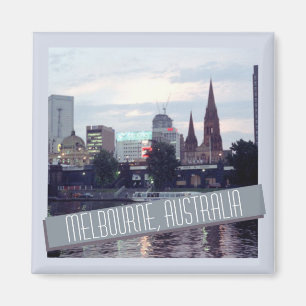Melbourne Australia Travel Souvenir Fridge Magnet Magneet