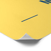 Melbourne - Australia Yellow City Map Poster (Hoek)