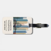 Melbourne, Australië | City Skyline Bagagelabel (Achterkant horizontaal)