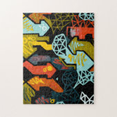 Melbourne Australie Graffiti Mural Puzzle (Vertical)