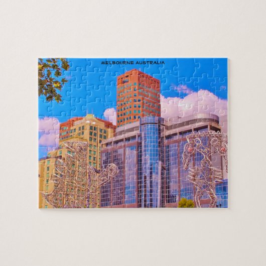 Melbourne Australië Legpuzzel (Horizontaal)