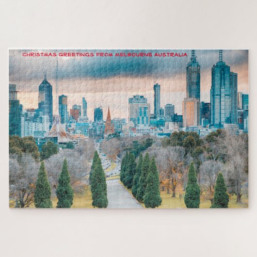 Melbourne Australië Legpuzzel (Horizontaal)