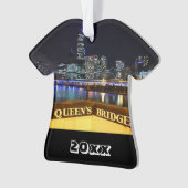 Melbourne Australie Lumières CBD au-dessus du pont (devant)