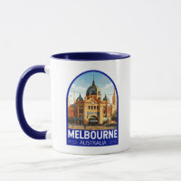 Melbourne Australië Reizen Kunst Vintage