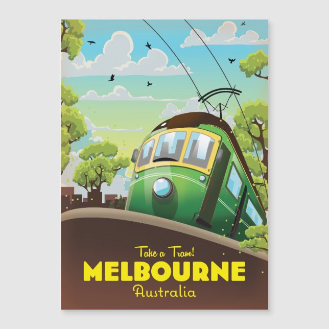 Melbourne Australië Tram (Voorkant)