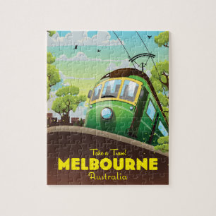 Melbourne Australië Tram Legpuzzel