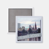 Melbourne Australie Voyage Souvenir Frigo Magnet (Recto/Verso)