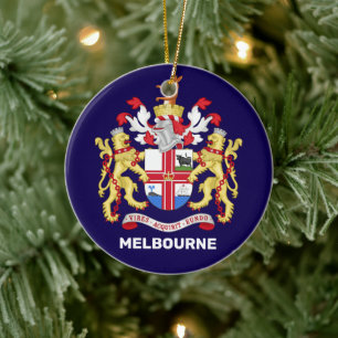 Melbourne, Australië - wapenschild Keramisch Ornament