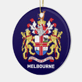Melbourne, Australië - wapenschild Keramisch Ornament (Links)