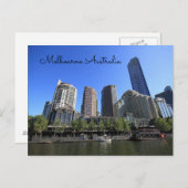 Melbourne Australië yarra rivier Briefkaart (Voorkant / Achterkant)