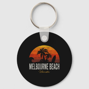 Melbourne Beach Florida FL Palms Vacation Surf Sun Sleutelhanger