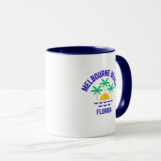 Melbourne Beach Floride Café Mug (Devant droit)