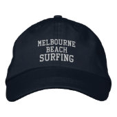 Melbourne Beach Floride Surf Casquette brodé (Devant)