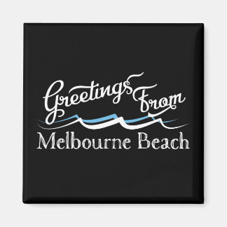 Melbourne Beach Water Waves Magneet