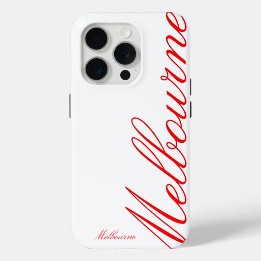 Melbourne - beau coque iphone (Verso)