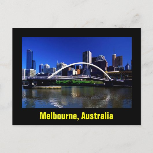 Melbourne briefkaart (Voorkant)