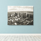 Melbourne City Canvas Afdruk (Insitu (Houten vloer))