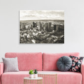 Melbourne City Canvas Afdruk (Insitu (Woonkamer))