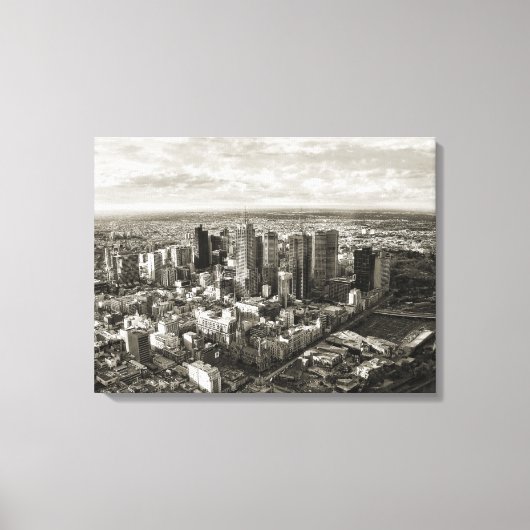 Melbourne City Canvas Afdruk (Voorkant)