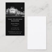 Melbourne City Skyline - Carte de visite (Devant / Derrière)